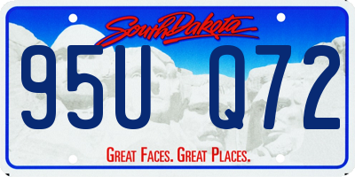 SD license plate 95UQ72