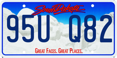 SD license plate 95UQ82