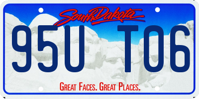 SD license plate 95UT06