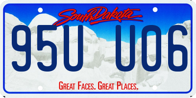 SD license plate 95UU06