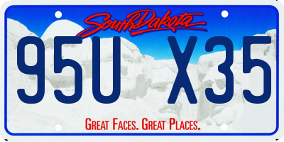 SD license plate 95UX35
