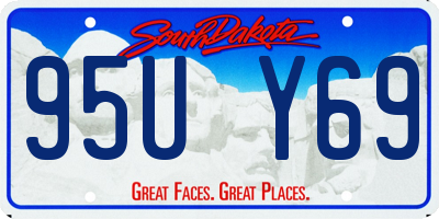 SD license plate 95UY69