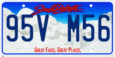SD license plate 95VM56