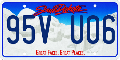 SD license plate 95VU06