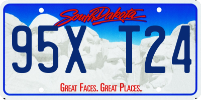 SD license plate 95XT24