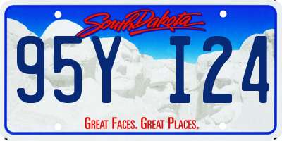SD license plate 95YI24