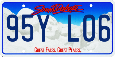 SD license plate 95YL06