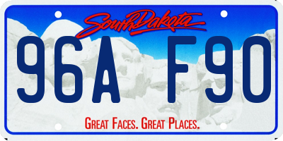 SD license plate 96AF90