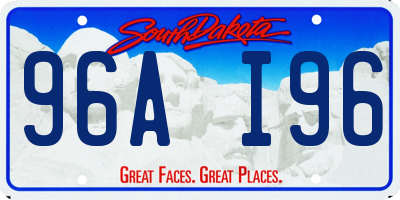 SD license plate 96AI96