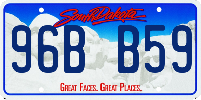 SD license plate 96BB59