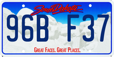 SD license plate 96BF37