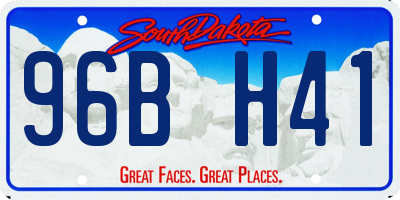 SD license plate 96BH41