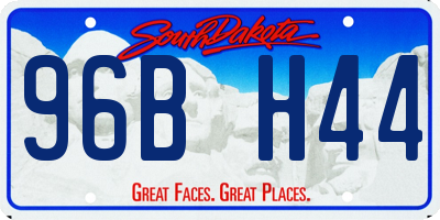 SD license plate 96BH44