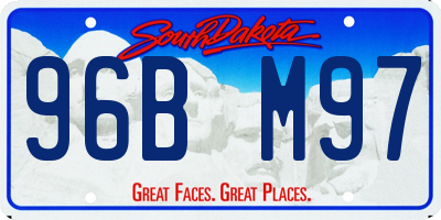 SD license plate 96BM97