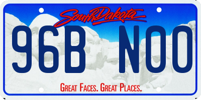 SD license plate 96BN00