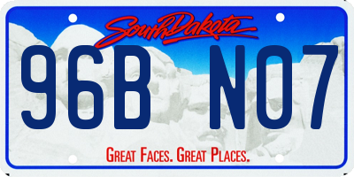SD license plate 96BN07