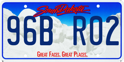 SD license plate 96BR02