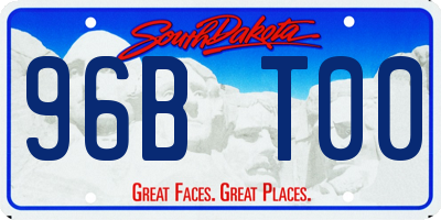 SD license plate 96BT00