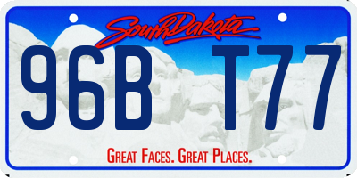 SD license plate 96BT77