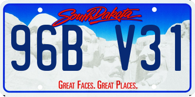 SD license plate 96BV31