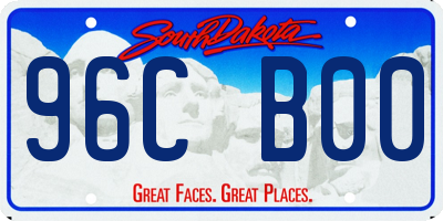 SD license plate 96CB00
