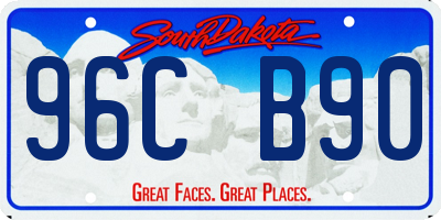 SD license plate 96CB90