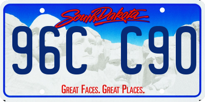 SD license plate 96CC90