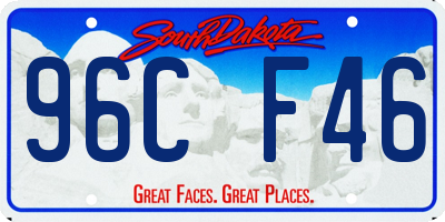 SD license plate 96CF46