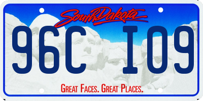 SD license plate 96CI09