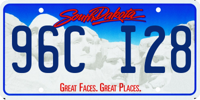 SD license plate 96CI28