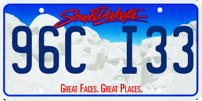 SD license plate 96CI33