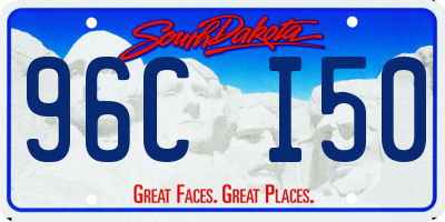SD license plate 96CI50