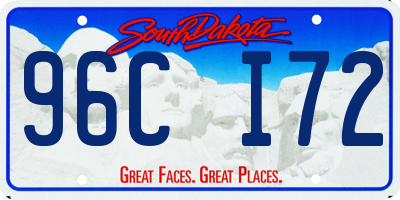 SD license plate 96CI72