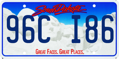 SD license plate 96CI86