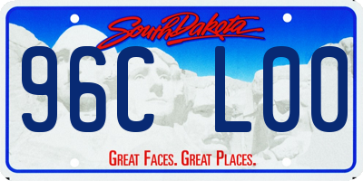 SD license plate 96CL00