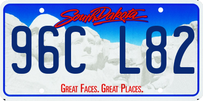 SD license plate 96CL82