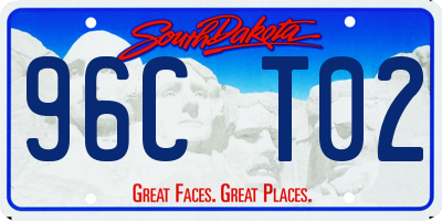 SD license plate 96CT02
