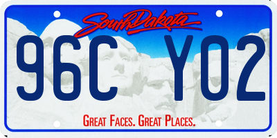 SD license plate 96CY02