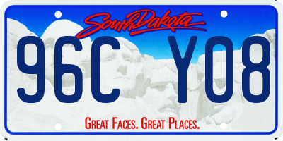 SD license plate 96CY08