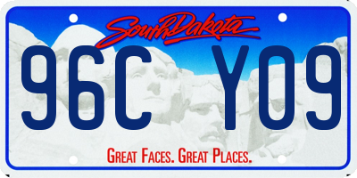 SD license plate 96CY09