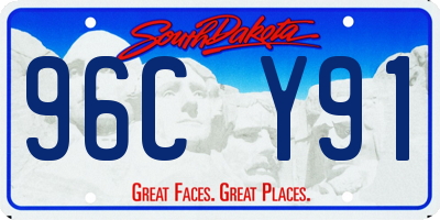 SD license plate 96CY91