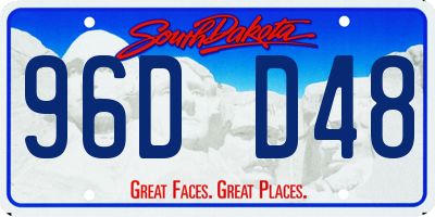SD license plate 96DD48