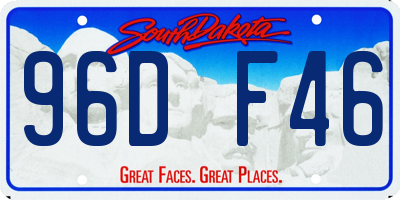SD license plate 96DF46
