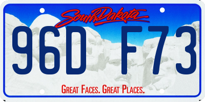 SD license plate 96DF73