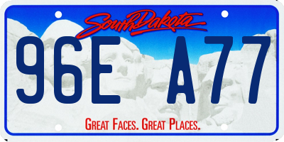 SD license plate 96EA77