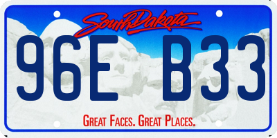 SD license plate 96EB33