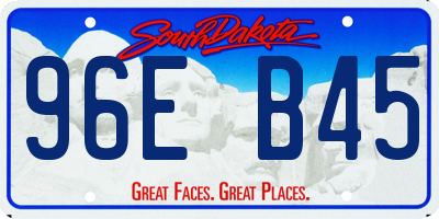SD license plate 96EB45