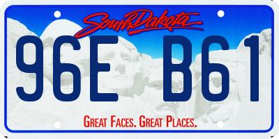 SD license plate 96EB61