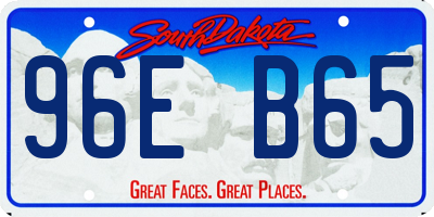 SD license plate 96EB65