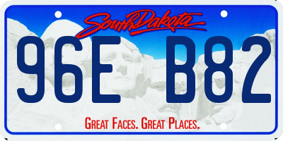 SD license plate 96EB82